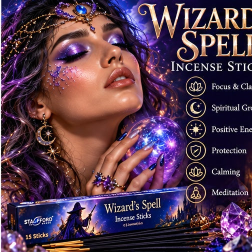 Wizard's Spell Incense Sticks - The Magic Begins Here