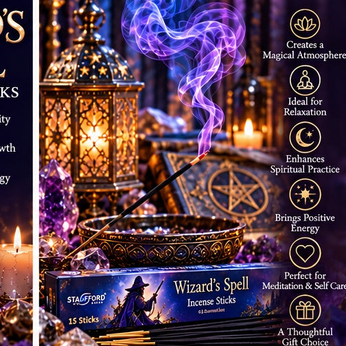 Wizard's Spell Incense Sticks - The Magic Begins Here