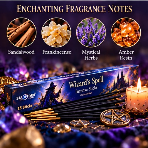 Wizard's Spell Incense Sticks - The Magic Begins Here