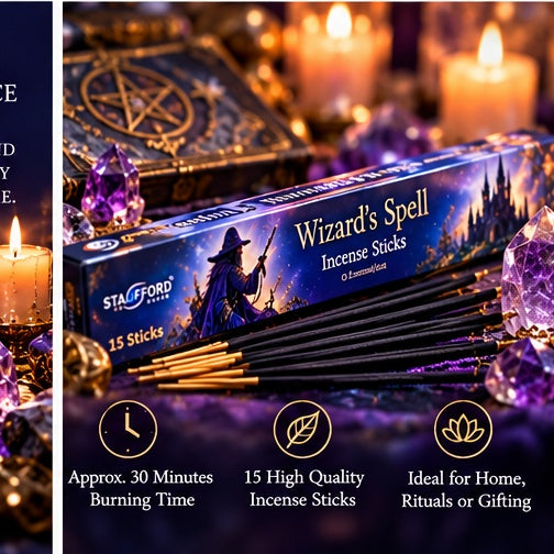 Wizard's Spell Incense Sticks - The Magic Begins Here