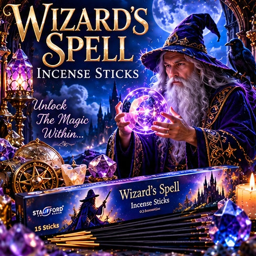 Wizard's Spell Incense Sticks - The Magic Begins Here