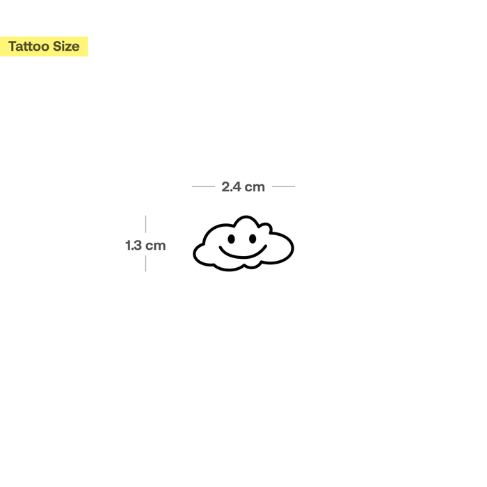 Wolke mit Smiley