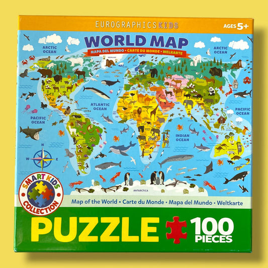 world map puzzle