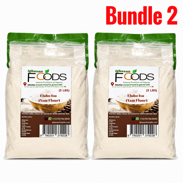 Yam Flour | Authentic Elubo Isu for Smooth Amala - Yado African & Caribbean Market