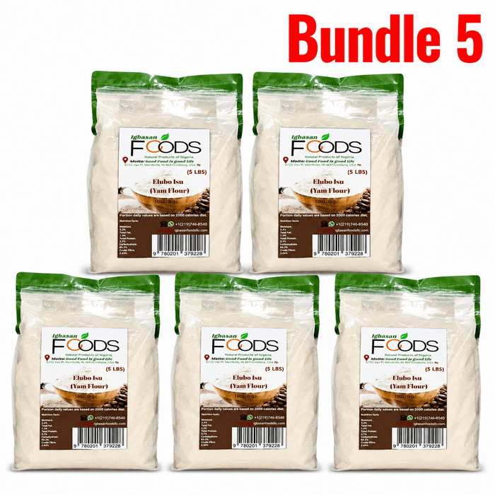 Yam Flour | Authentic Elubo Isu for Smooth Amala - Yado African & Caribbean Market