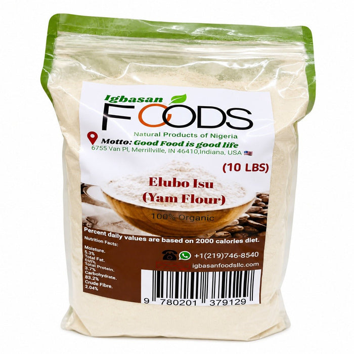 Yam Flour | Authentic Elubo Isu for Smooth Amala - Yado African & Caribbean Market