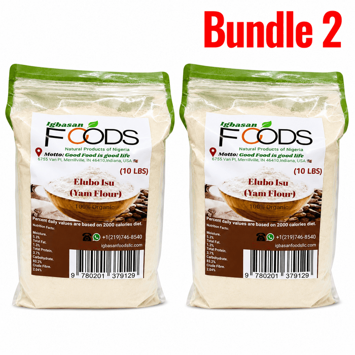 Yam Flour | Authentic Elubo Isu for Smooth Amala - Yado African & Caribbean Market