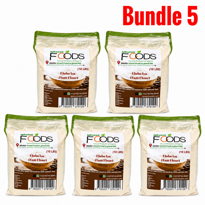 Yam Flour | Authentic Elubo Isu for Smooth Amala - Yado African & Caribbean Market