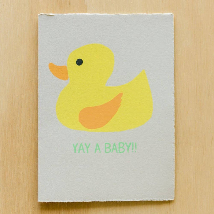 YAY A BABY GREETING CARD