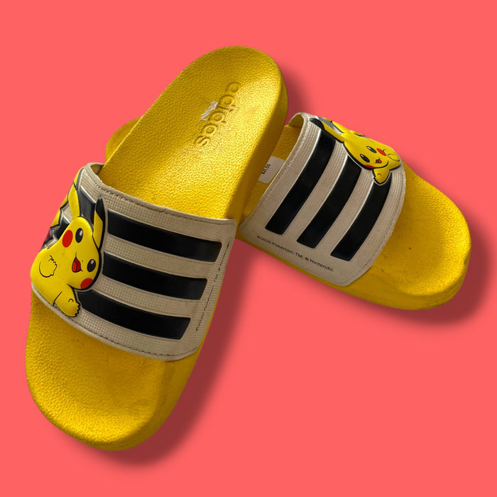 yellow adidas pikachu sandal, 2.0