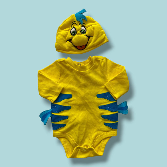 yellow disney baby set, 0-3m