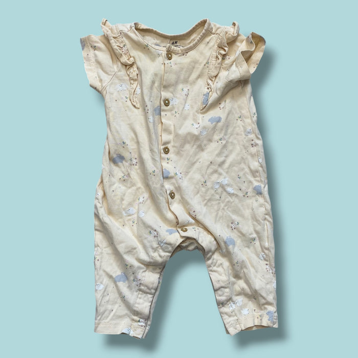 Yellow H&M Romper, 4-6m