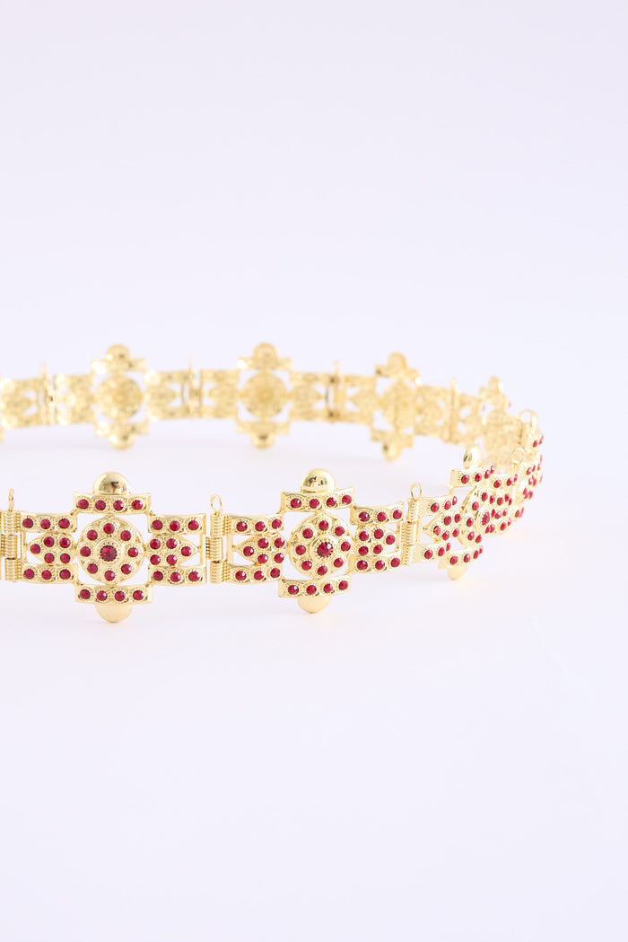 YENA GOLD/BORDEAUX