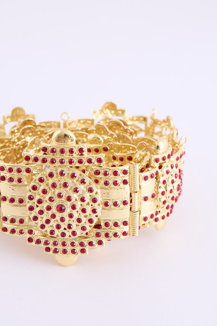 YENA GOLD/BORDEAUX
