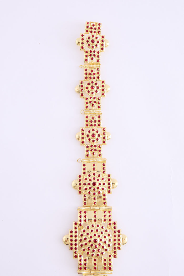 YENA GOLD/BORDEAUX