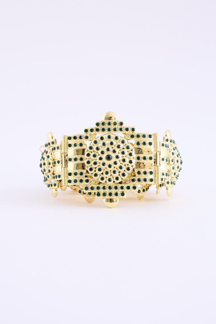 YENA GOLD/DARKGREEN
