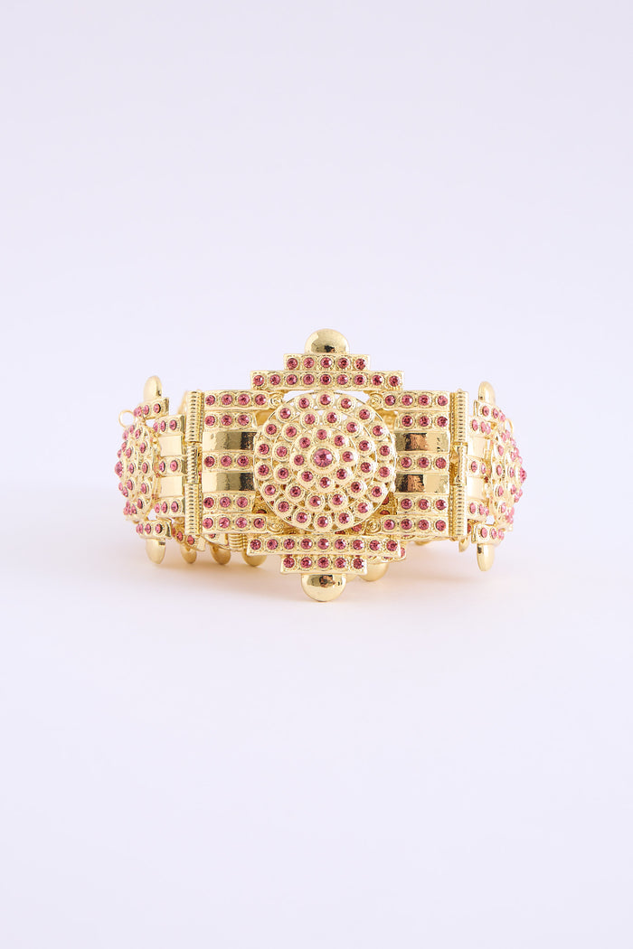 YENA GOLD/FUCHSIA