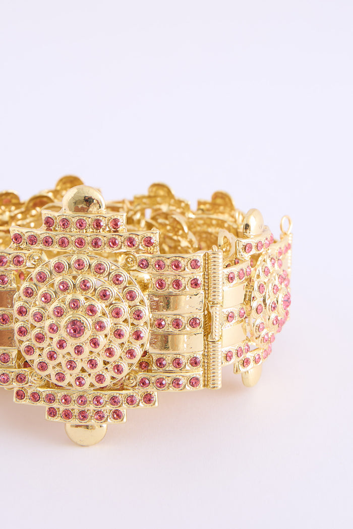 YENA GOLD/FUCHSIA