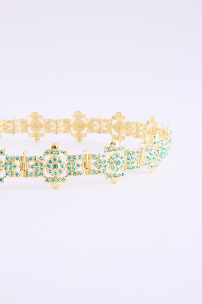 YENA GOLD/TURQUOISE