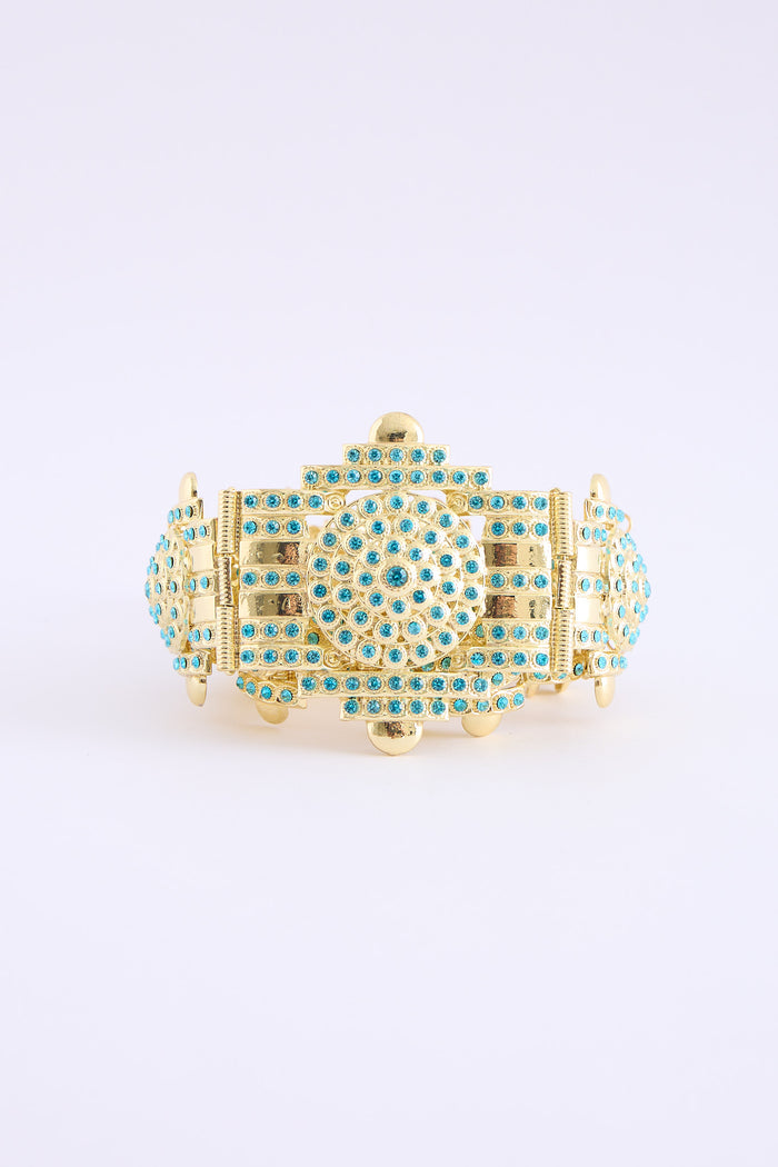 YENA GOLD/TURQUOISE