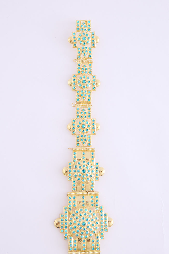 YENA GOLD/TURQUOISE