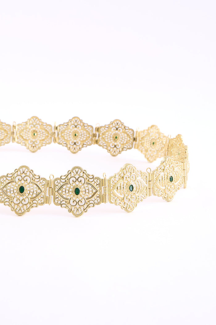 Yon Gold/Darkgreen Belt