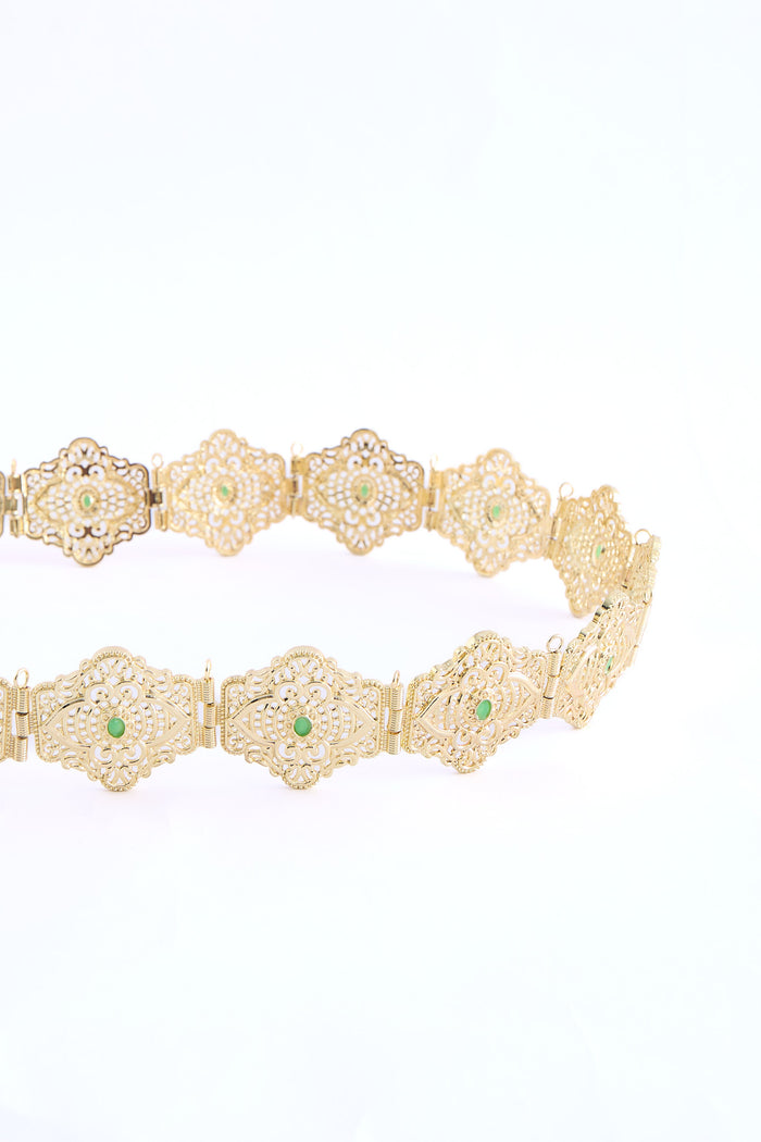Yon Gold/Mintgreen Belt