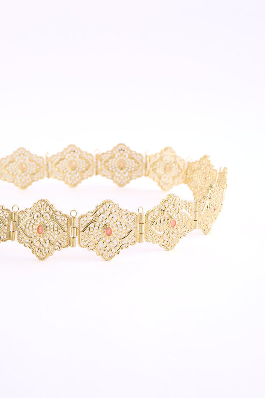Yon Gold/Pink Belt