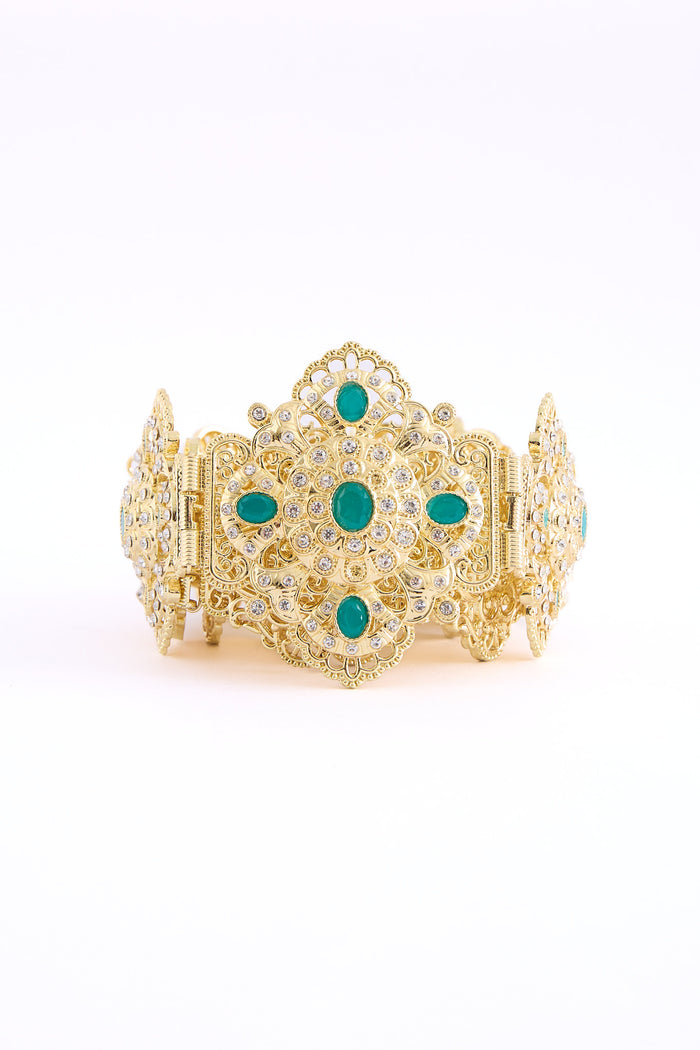 Yon Gold/Teal Belt