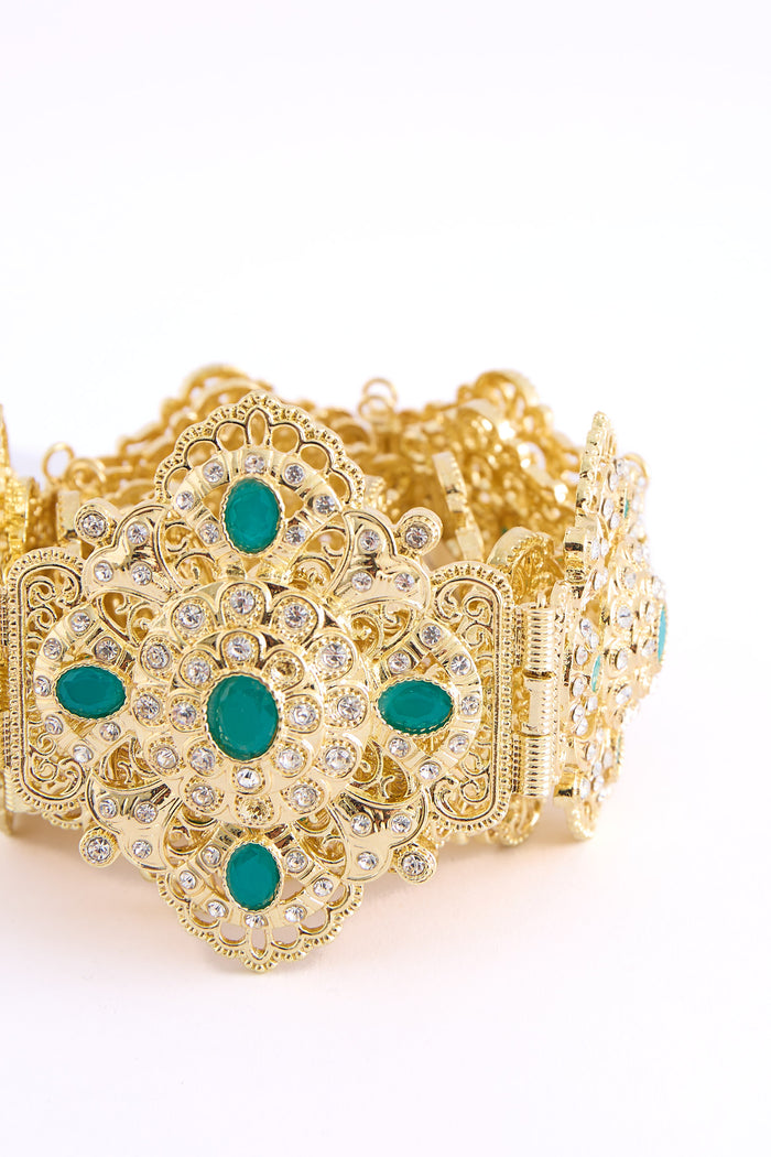 Yon Gold/Teal Belt