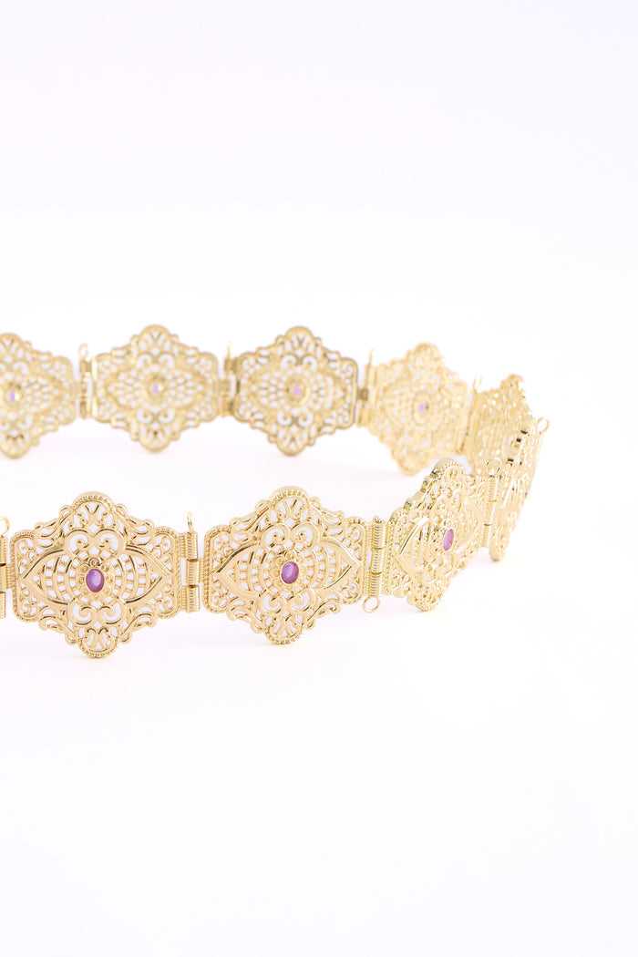 Yon Gold/Violet Belt