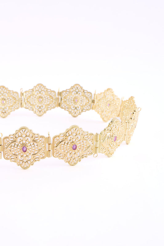 Yon Gold/Violet Belt