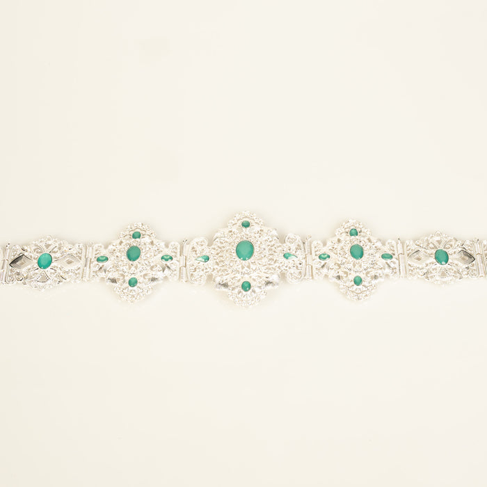 Zen  Silver / Mintgreen Belt
