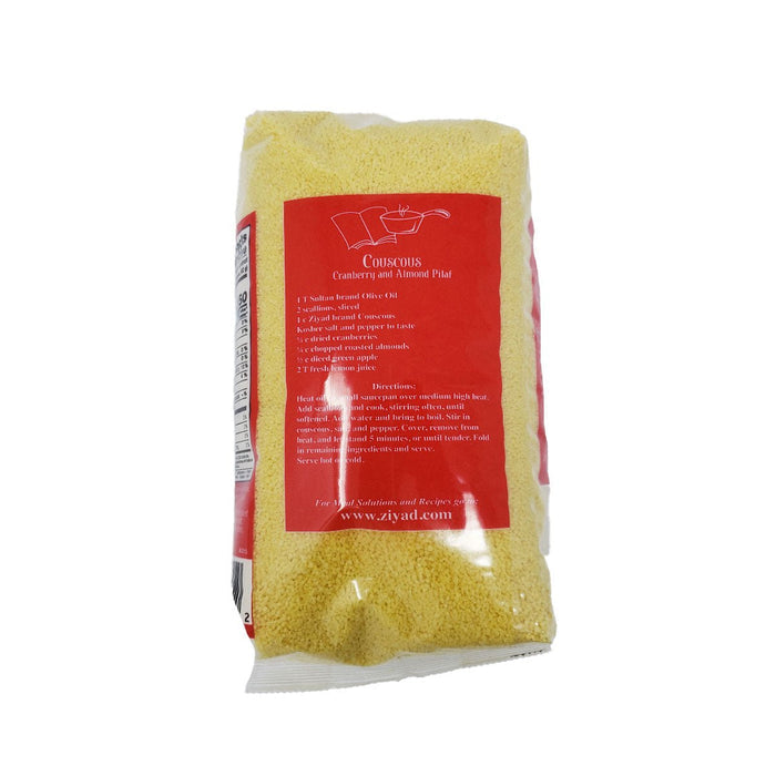 Ziyad Medium Couscous, quick-cooking couscous made from premium durum wheat, perfect as a light, fluffy side dish for meats, vegetables, salads, and Mediterranean-inspired meals.