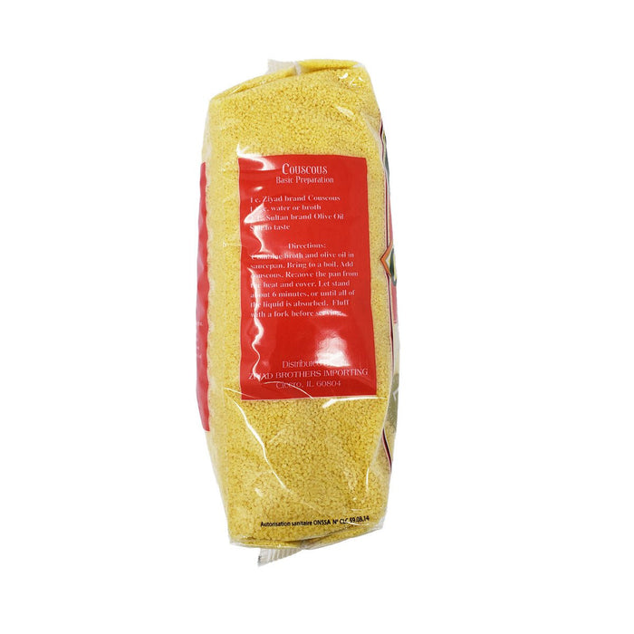 Ziyad Medium Couscous, quick-cooking couscous made from premium durum wheat, perfect as a light, fluffy side dish for meats, vegetables, salads, and Mediterranean-inspired meals.